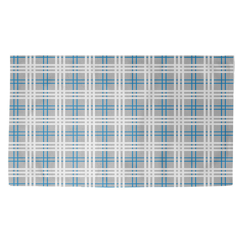 Plaid Indoor Rug, Rectangle 2' x 3'