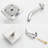 Tub And Shower Faucet With Rough-in Valve Hower Head And Handle Set-113520006