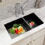 Évier de cuisine à double cuve encastrable en acier inoxydable 33 po L-97568403