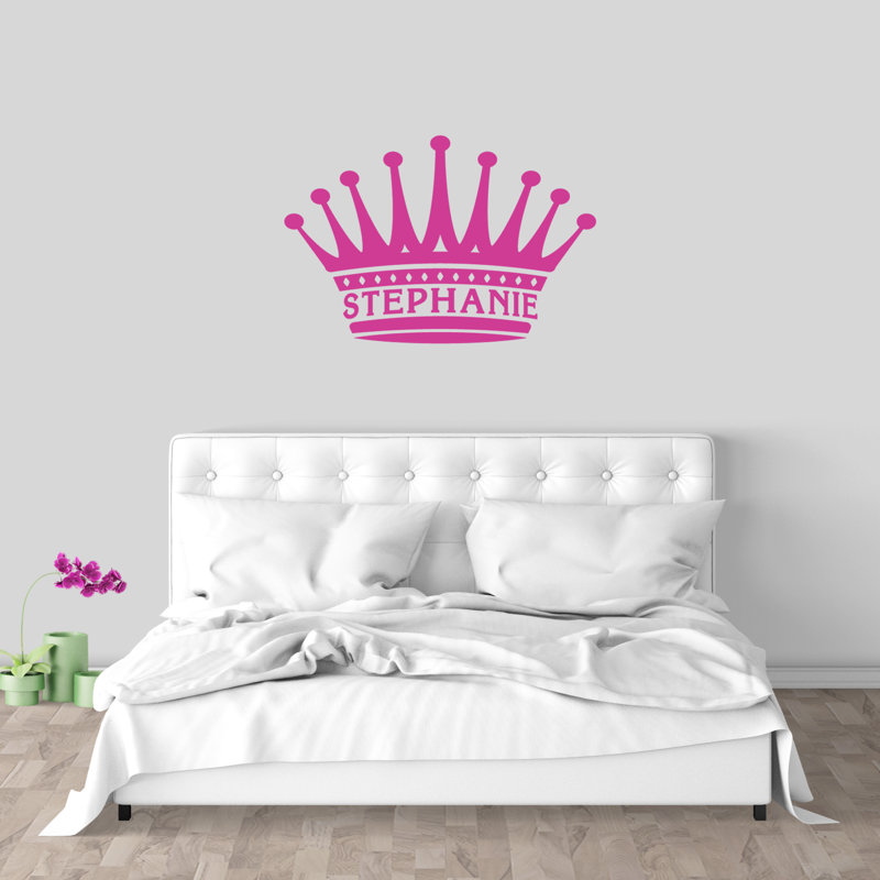 Abstract Wall Decal, Yes, Hot Pink