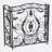 3 Panel Iron Fireplace Screen
