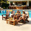 Chaise Adirondack en plastique
