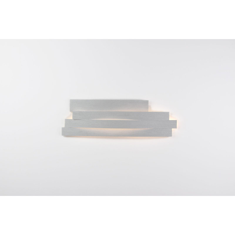 Li 1 - Light LED Flush Mounted Sconce, 6.1" H x 20.3" W x 2.6" D, White