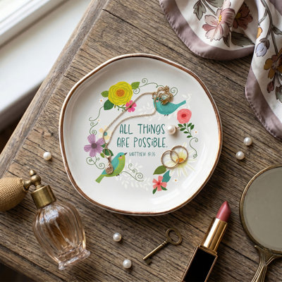 Trinket Tray All Things Are Possible 4.5