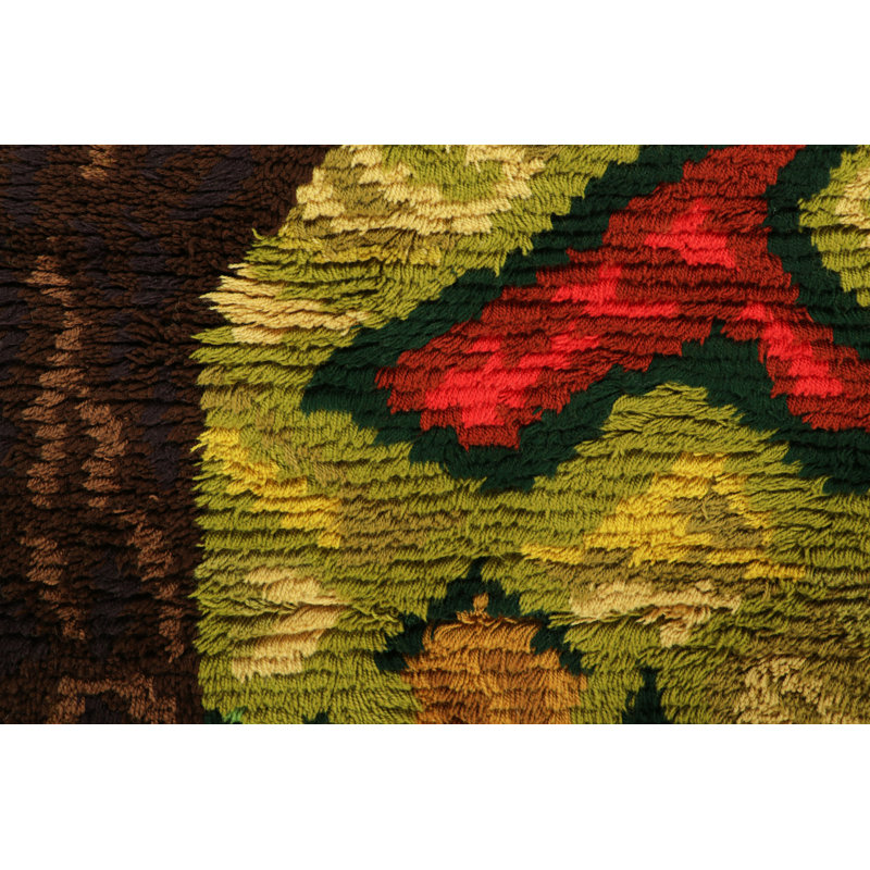 One-of-a-Kind 4’7x6’7 Hand Knotted Area Rug
