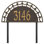 Signature Series 1-Line Lawn Address Sign