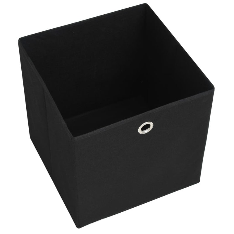 Rebrilliant Fabric Decorative Bin, Black