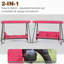 Balançoire, rouge, support avec 700 lb, 3-4