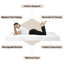 10cm & 15cm Medium Firm Foam Futon Mattress, Infused Memory Foam Mattress with Protective Cover-1128529642-1128529644