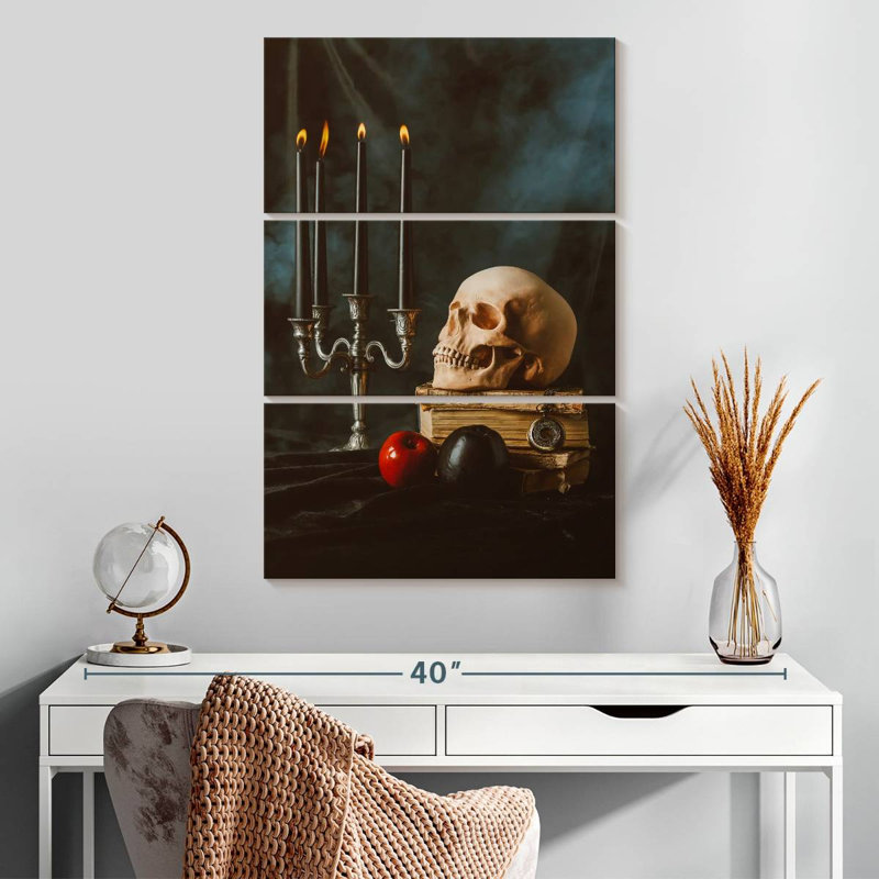 Gothic Skull, 32" H x 20" W