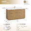 Ensemble de meuble-lavabo simple 60 po Santarem-121696739-121696736