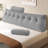 Comfort Wedge Pillow Headboard,  Soft Full Triangular Pillow, Reading Pillow, Backrest Cushion Headboard Gap Pillow For Back, Light Gray-125575957-132490660