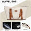 Ensemble de 6 valises rigides Hardshell Valise légère avec roulettes TSA Lock BLANC