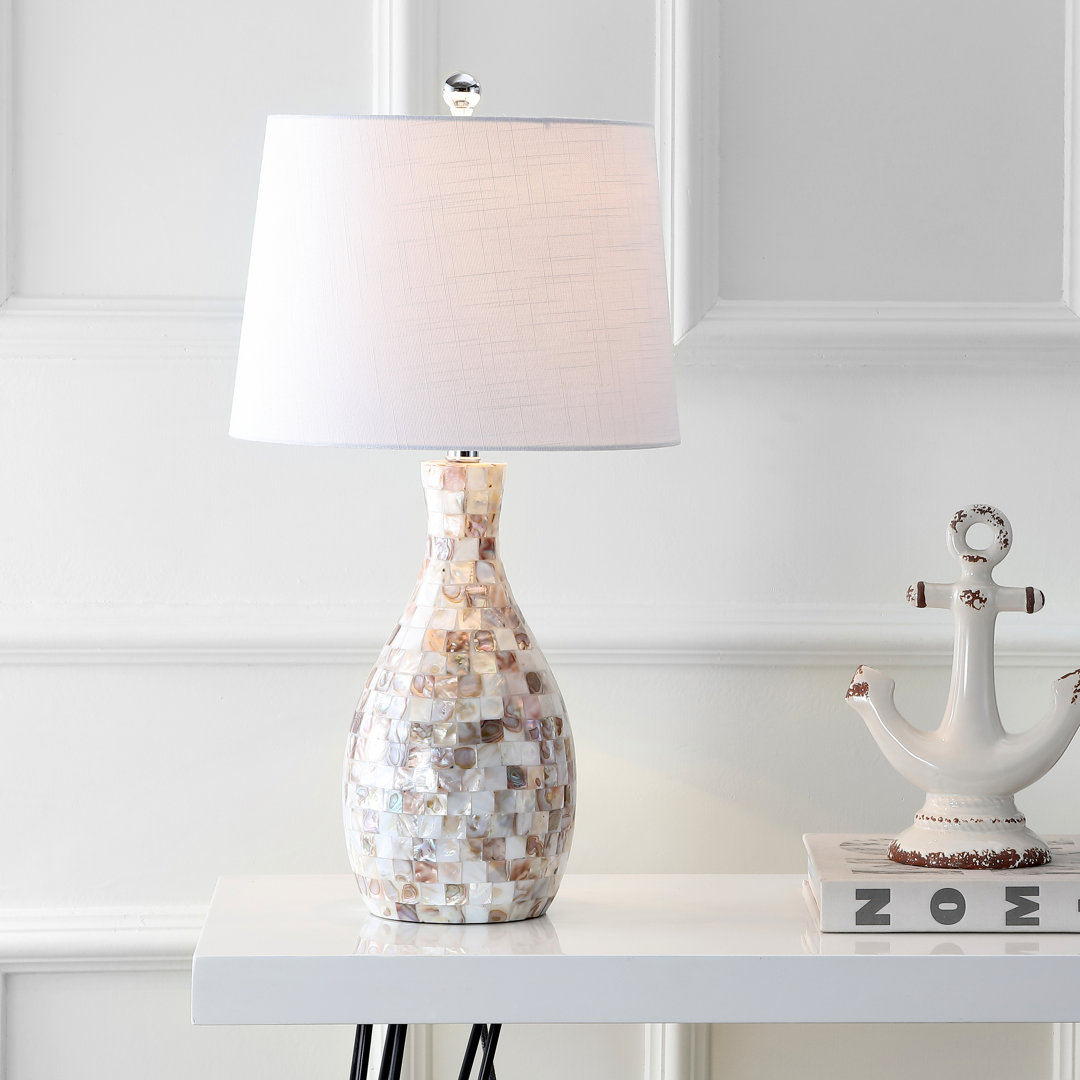 Crewe Shell Table Lamp Rosecliff Heights
