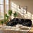 Montauk 113" W x 73.6" D x 26.8" H Corduroy 3-Seater Modular Sectional Sofa-129388278
