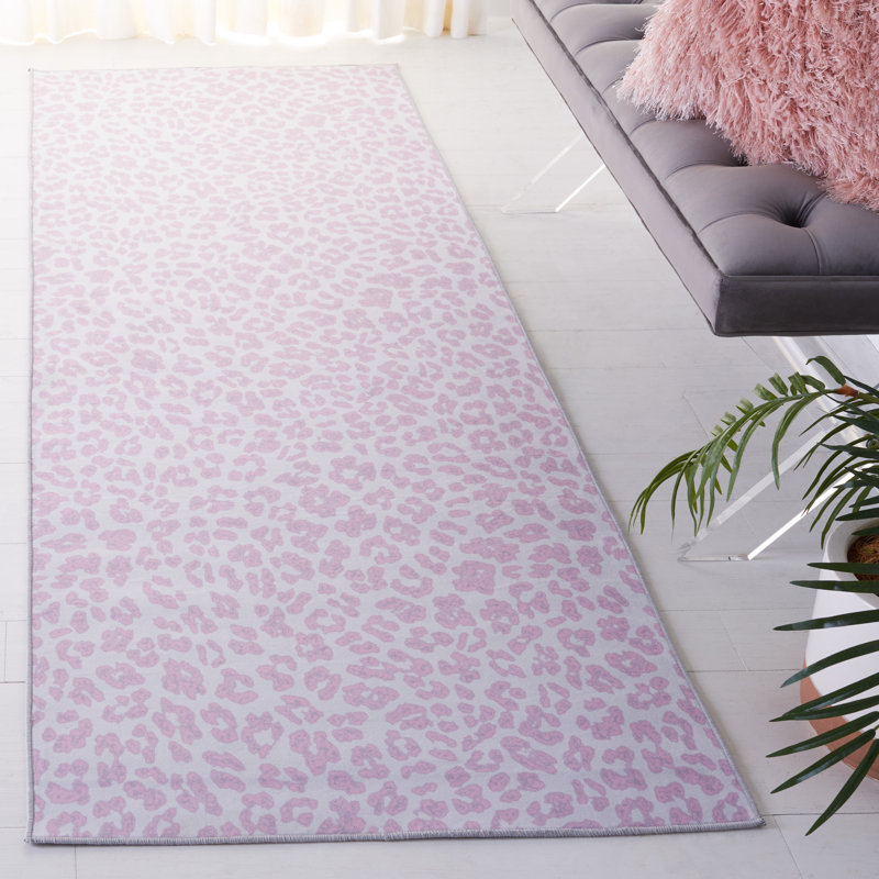 Faux Hide Performance Machine Washable Animal Print Rug, Runner 2'6" x 8'