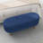 Ottoman Oval Storage Bench,Rubber Wood Legs(43.5"X16"X16")