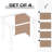 Outsunny 10' X 10' Universal Gazebo Sidewall Set With Panels, Hooks And C-Rings Included For Pergolas And Cabanas-125204786-125204790