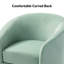 Fauteuil demi-tonneau en velours Holden-2048154362