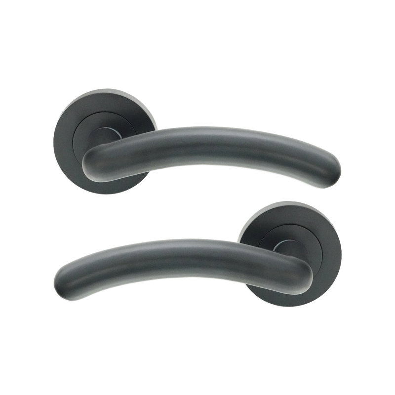 Taurus Lever Door Handle Gunmetal Grey