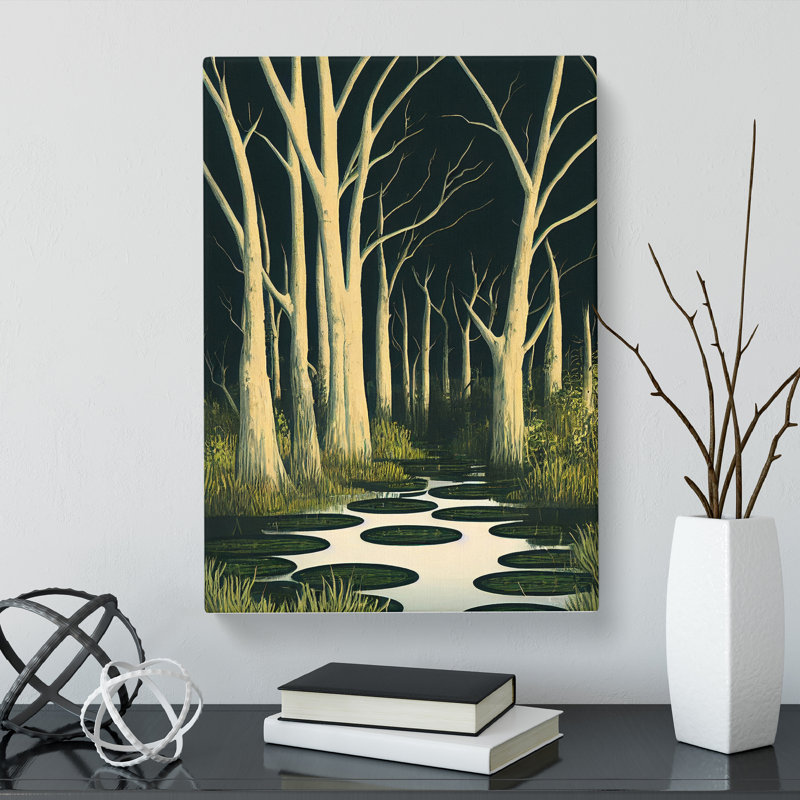 Forest Pond - Wrapped Canvas, 50cm H x 35cm W x 3cm D