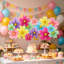 Kondieu 18 pièces décorations de fleurs en papier pour les classes de la maternelle et les décorations des Fêtes-129710438