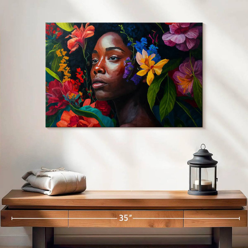 Beauté africaine tropicale Leisha, H 16 po x l 24 po