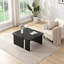 Table basse rectangulaire en bois détachable-1510657334