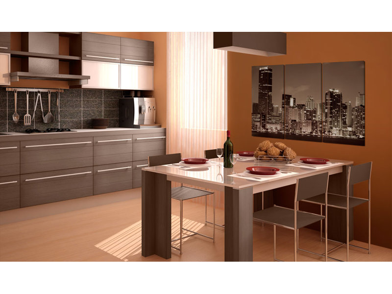 Evening in Miami 3 Piece Wall Art Set on Canvas, 80cm H x 120cm W x 1.4cm D