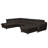 Avais Leather Large Corner Sofa in U-form-787766771-787766773-787766774