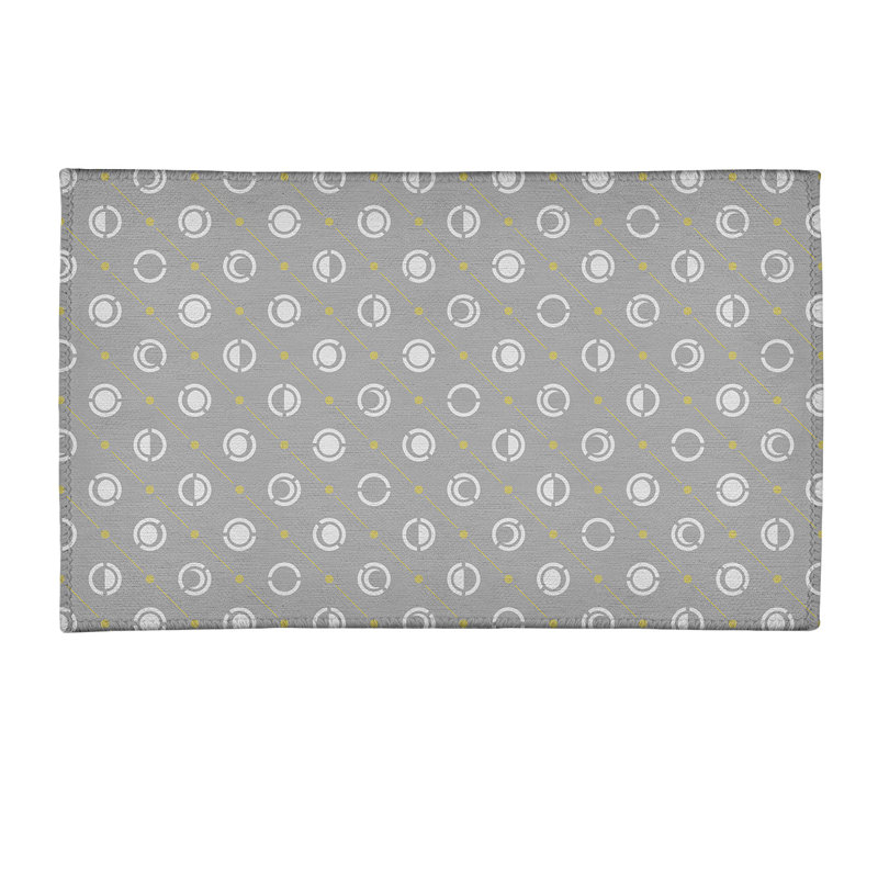 Chenille Geometric Indoor Rug, Rectangle 4' x 6'