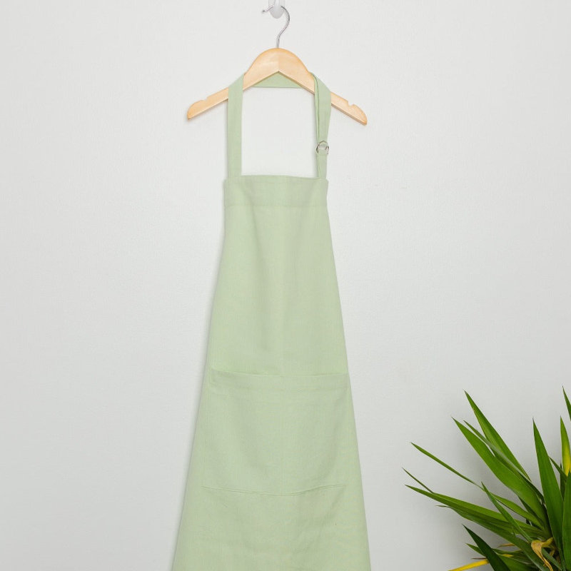 Tablier de qualité supérieure avec ceinture ceinturée, Vert