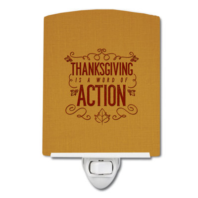 Horst Is Action Ceramic Night Light