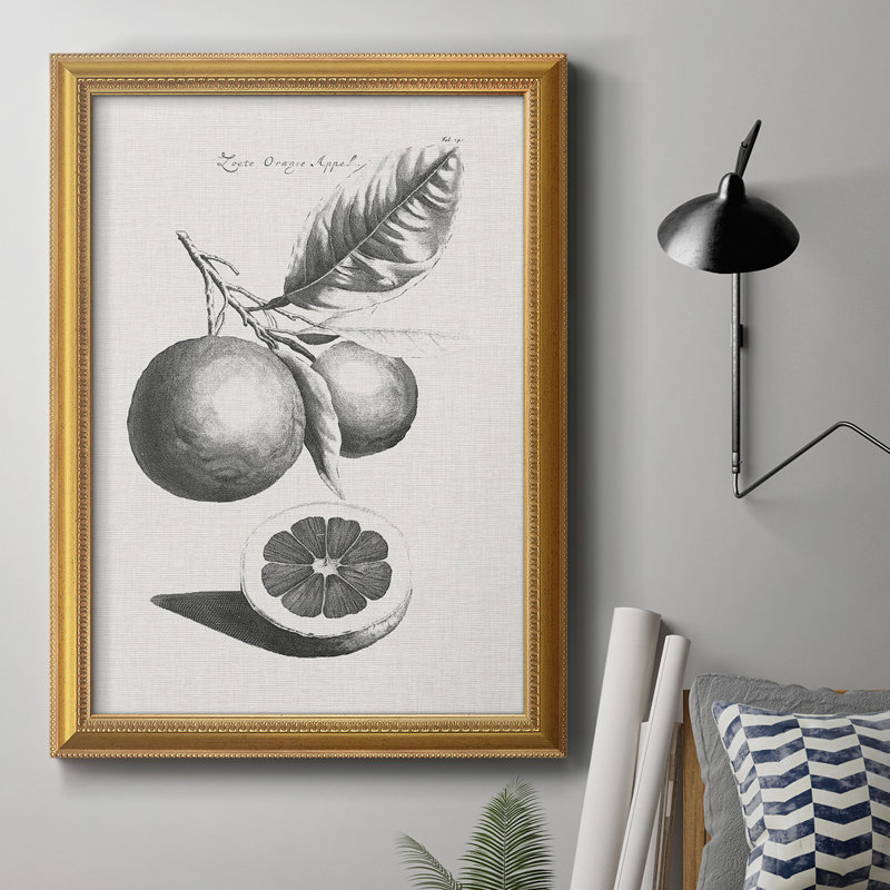 " Antique Lemons & Oranges II ", 20" H x 16" W x 2.5" D