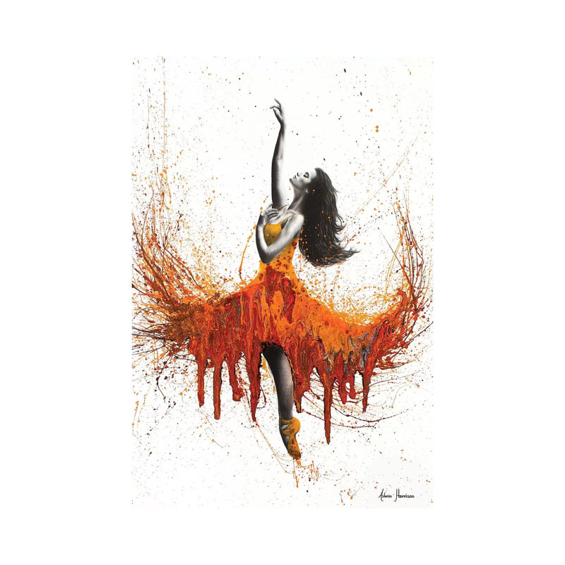 Rusty Desert Dance by Ashvin Harrison - Print on Canvas, Wrapped Canvas, 20.32 cm H x 30.48 cm W