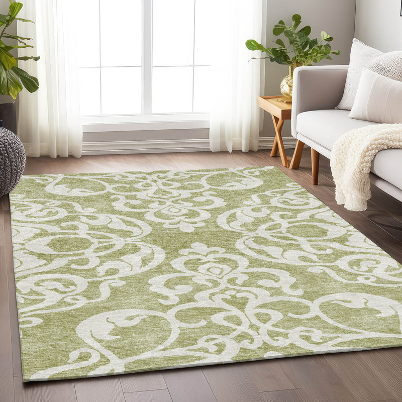Tapis en aloès Prisco lavable à la machine de qualité supérieure, Rectangle 10 pi x 14 pi