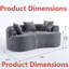Canapé en forme de croissant - Design moderne à dossier bas avec coussins profonds, aucun assemblage requis (tissu chenille gris)-1044392403