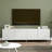White Tv Media Console For 65+ Inch Tv, Modern Living Room Entertainment Center With 2 Slideway Drawers And Storage, Quality Wood, Quick Assembly Stand, Wood Board, Metal Leg Design