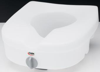 E-Z Lock Raised Toilet Seat without Handles -  Carex, RB305