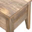 Banc de rangement en bois massif