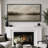 Large Framed Canvas Print Wall Art - Neutral Abstract Landscape Print for Minimalist Modern Wall Decor-116848501-116848500