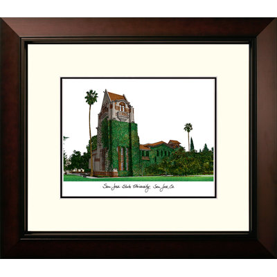 Cadre photo de lithographie à alumnus héritée san jose state spartans ncaa