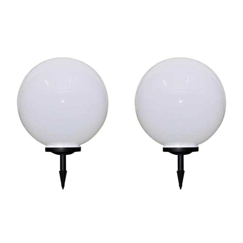 Éclairage de sentier d'extérieur avec DEL, H 3,9 po x l 11,8 po x P 11,8 po, 2