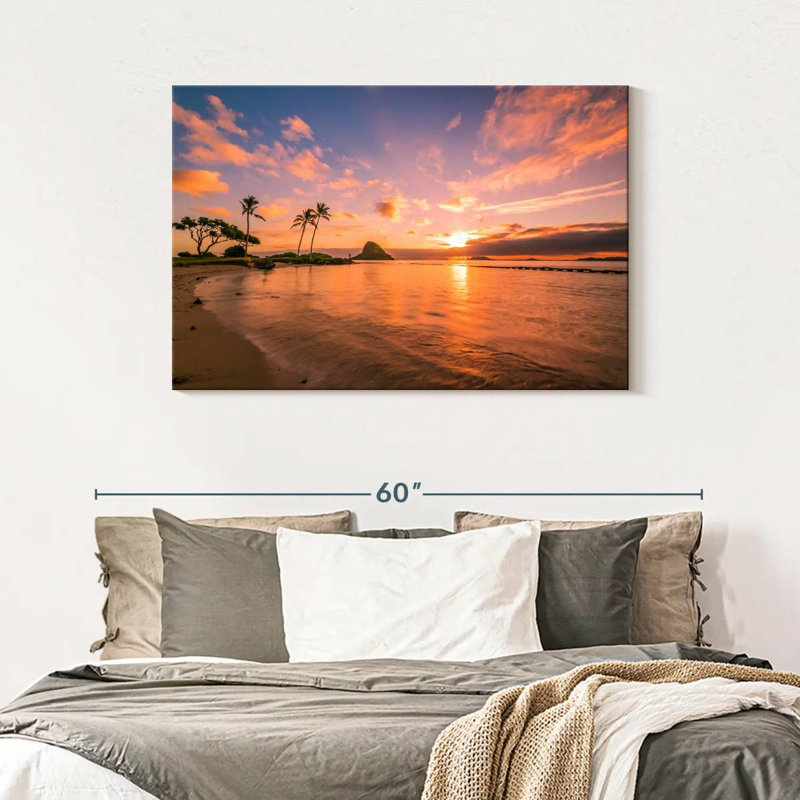 Coucher de soleil tropical Gillard Hawaii, H 30 po x l 45 po