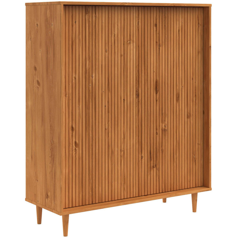 Boblitt 99cm Solid Wood Sideboard, Brown