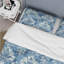 Ensemble de housse de couette floral bleu bébé-109144551