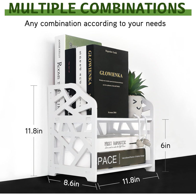 Desktop Storage Bookshelf