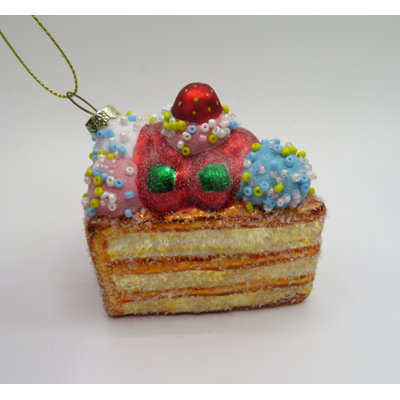 2'' Glass Hanging Figurine Ornament