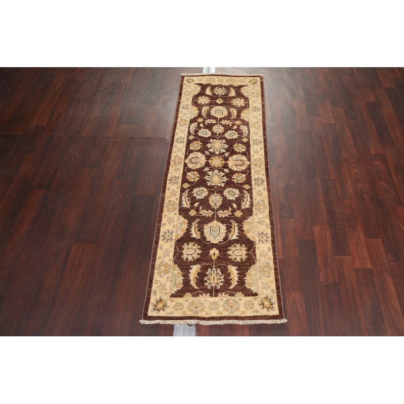 One-of-a-Kind 2'0" x 5'9" Runner Wool Area Rug in Brown