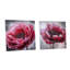 «Pink Delicate Poppy I», ensemble de 2 art mural en verre acrylique-103922618